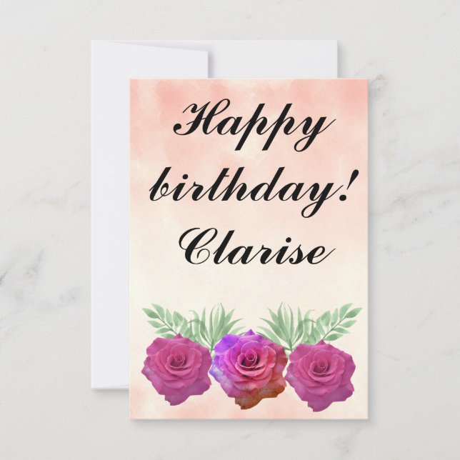 English Garden Vintage Flowers (Front)