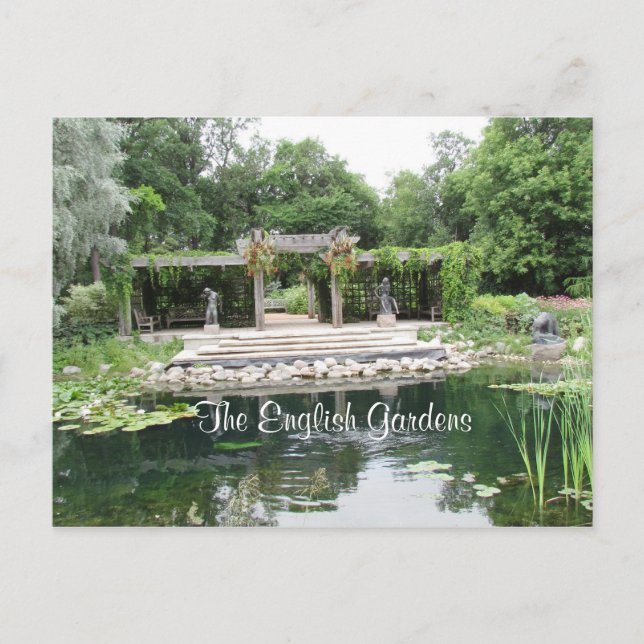 English Garden's Postcard (Front)