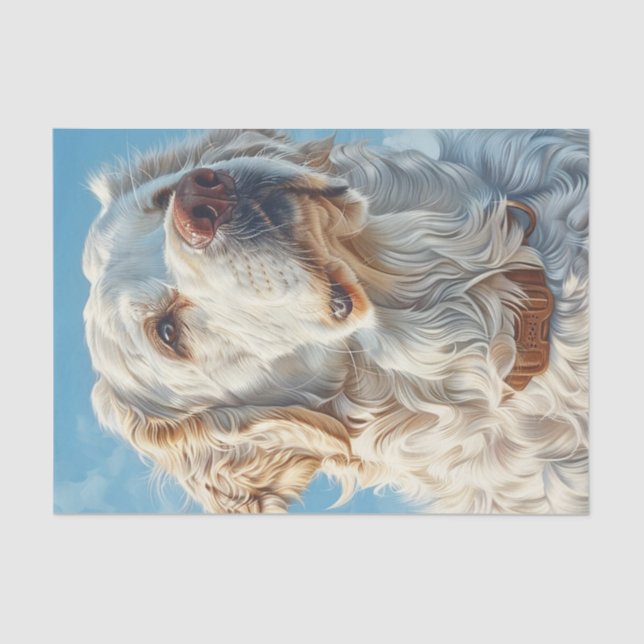 English Golden Retriever1  Tissue Paper (Front)