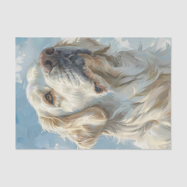 English Golden Retriever3 Tissue Paper (Front)