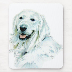 English Golden Retriever Mouse Mat