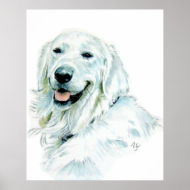 English Golden Retriever Print (Front)