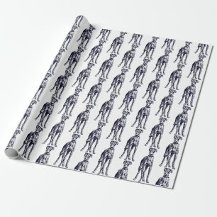 English Greyhound Breed Wrapping Paper