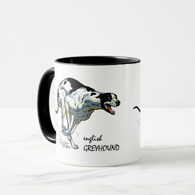 english greyhound mug (Front Left)