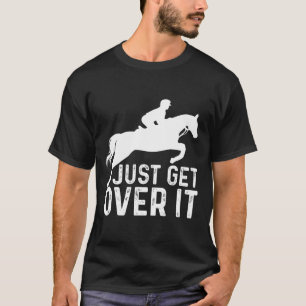 English Horse Riding Hunter Jumper Girl Horseback T-Shirt