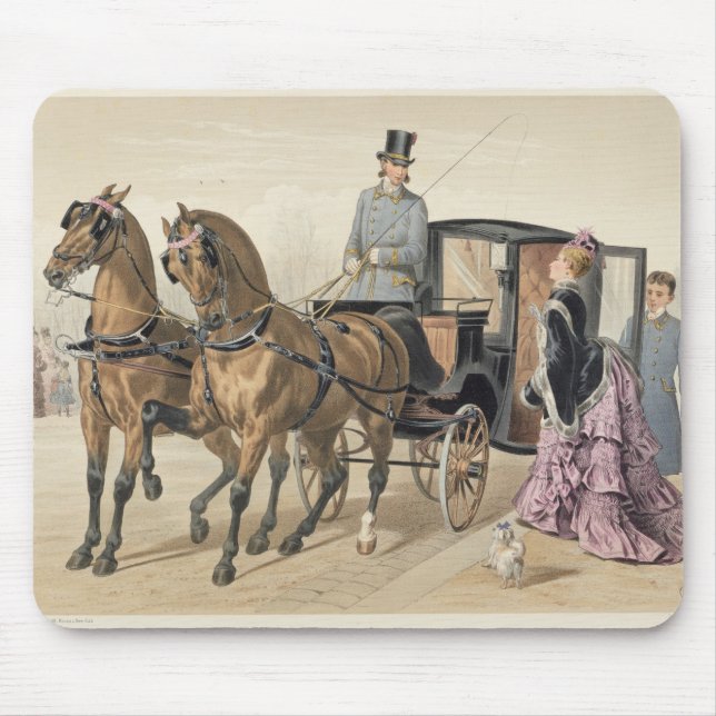 English Horses Mouse Mat (Front)