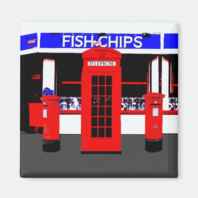 English Icons Magnet (Front)