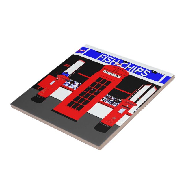 English Icons Typically England Tile (Side)