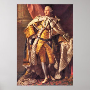 English King George III by Studio of Allan Ramsay Poster