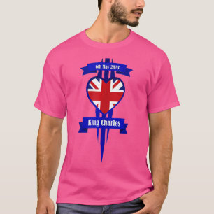 English King III Charles Memorabilia Kings Coronat T-Shirt