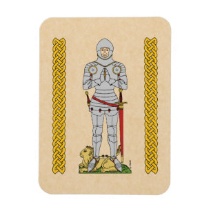 English Knight Circa 1430 Magnet