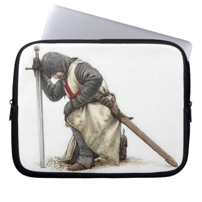 English Knight Neoprene Laptop Sleeve. Laptop Sleeve (Front)