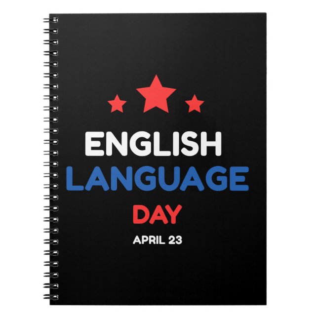 English Language Day Notebook (Front)
