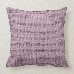 English lavender Burlap Rustic Linen Cushion