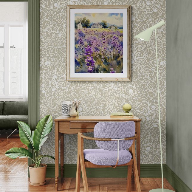 English Lavender Landscape Photo Print (Creator Uploaded)