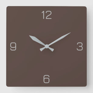 English Leather 503C35 Colour - Add a Name Option Square Wall Clock