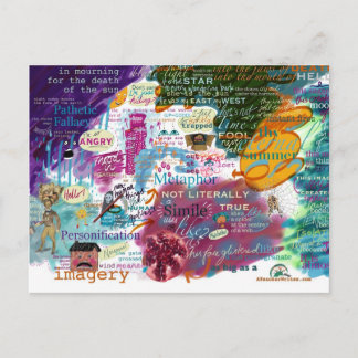 English Literature: All About Imagery Postcard