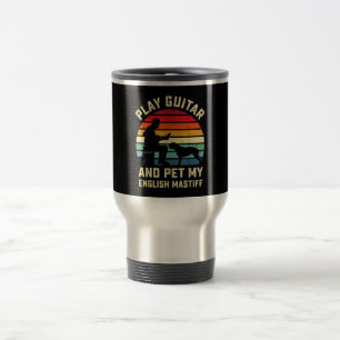 English Ma Lover Guitarist Pet Dog Owner Travel Mug