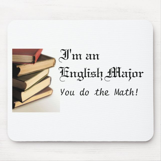 English Major Mousepad (Front)