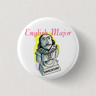 English Major Shakespeare Button