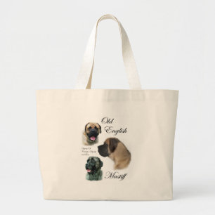 English Mastiff Art Gifts Large Tote Bag