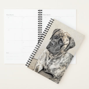 English Mastiff (Brindle) Painting - Dog Art Planner
