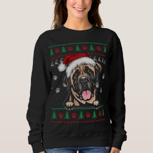 English Mastiff Christmas Ugly Sweater Funny Dog L
