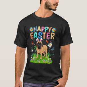 English Mastiff Dog Happy Easter Egg Hunt Bunny Ea T-Shirt
