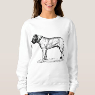 English Mastiff Dog Vintage dog lover mum dad gift Sweatshirt