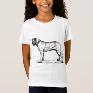 English Mastiff Dog Vintage dog lover mum dad gift T-Shirt