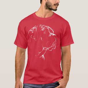 English Mastiff Face Dog Design friend T-Shirt