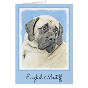 English Mastiff (Fawn) Painting - Original Dog Art