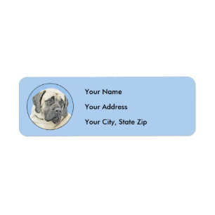 English Mastiff (Fawn) Painting - Original Dog Art