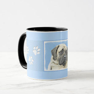 English Mastiff (Fawn) Painting - Original Dog Art Mug