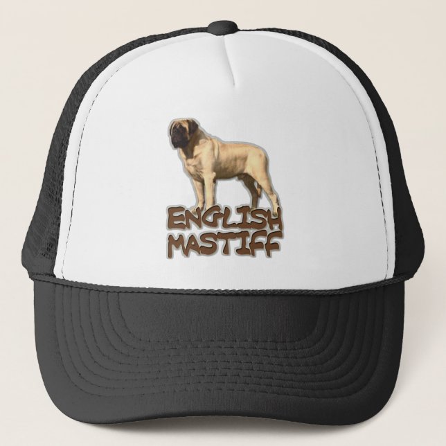 English Mastiff Trucker Hat (Front)