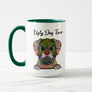 English Mastiff ugly dog face mug