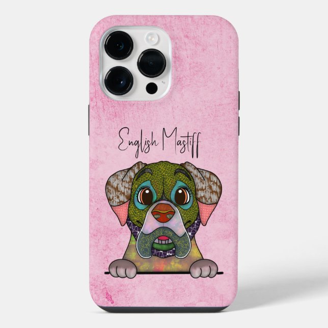 English Mastiff Ugly Face Case-Mate iPhone Case (Back)