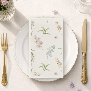 English Meadow Botanical Wedding Napkin