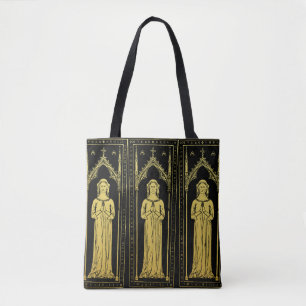 English Mediaeval Portrait 1300 Lady Joan Cobham  Tote Bag