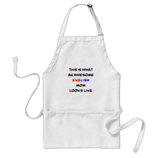 english mum, awesome standard apron