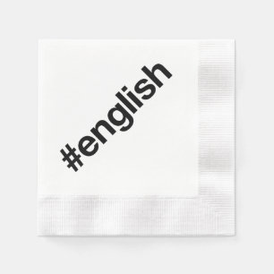 ENGLISH NAPKIN