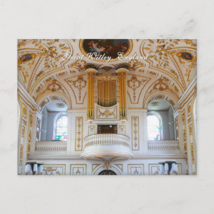 English organ postcard