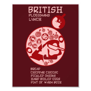 English Ploughman Pub lunch Photo Print