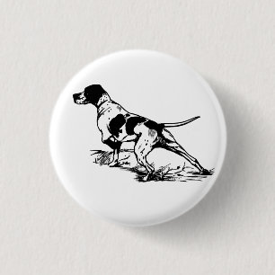 English Pointer 3 Cm Round Badge