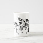english pointer and setter bone china mug<br><div class="desc">english pointer and setter hunting dogs</div>