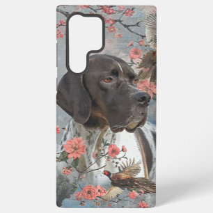 English pointer, bird hunting samsung galaxy case