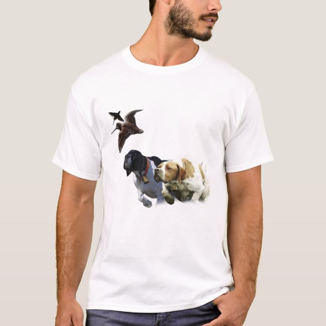 English pointer , bird hunting T-Shirt (Front)