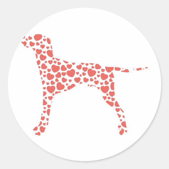 English Pointer Classic Round Sticker (Front)