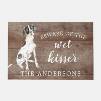 English Pointer Dog Personalised Door Mat
