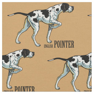english pointer fabric